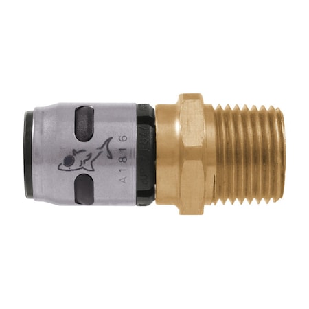 Sharkbite SharkBite EvoPEX 3/4 in. MPT X 3/4 in. D Push Brass/Plastic Male Connector K134A